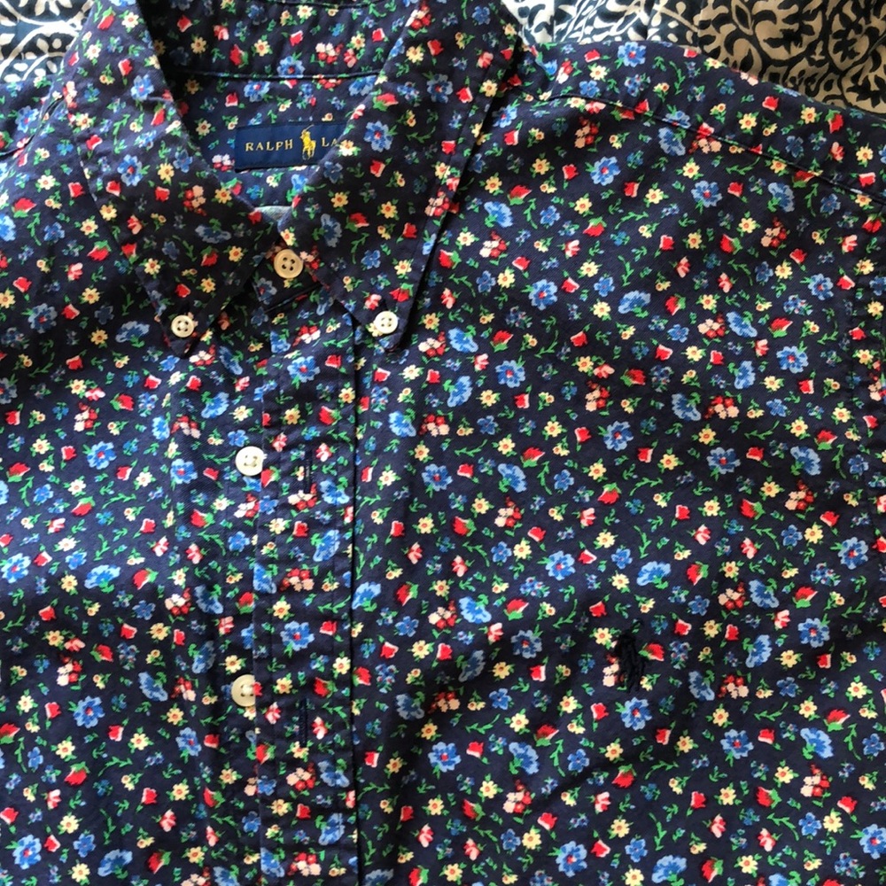 Men’s Ralph Lauren Floral Short Sleeve Button Down